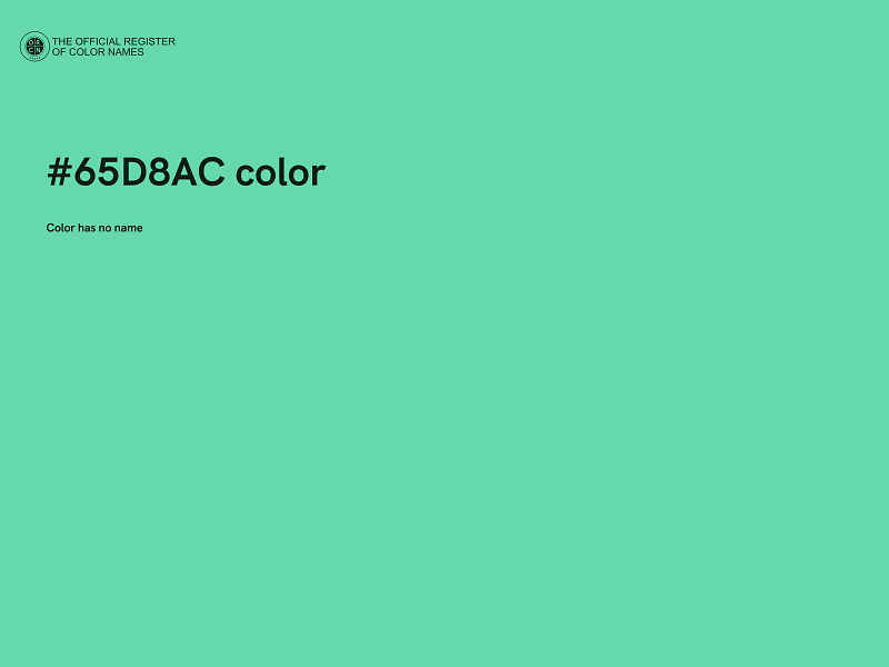 #65D8AC color image