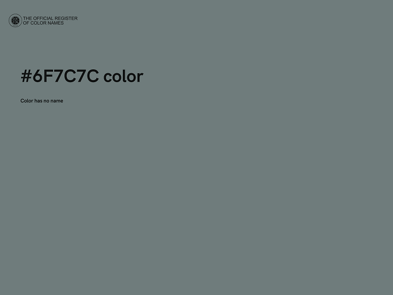 #6F7C7C color image