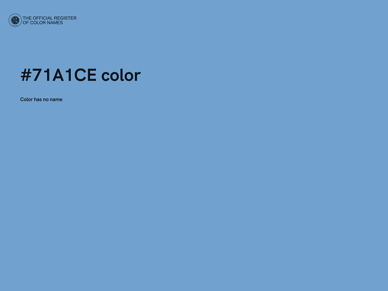 #71A1CE color image