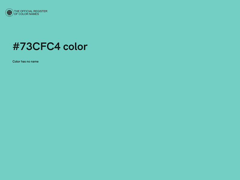 #73CFC4 color image