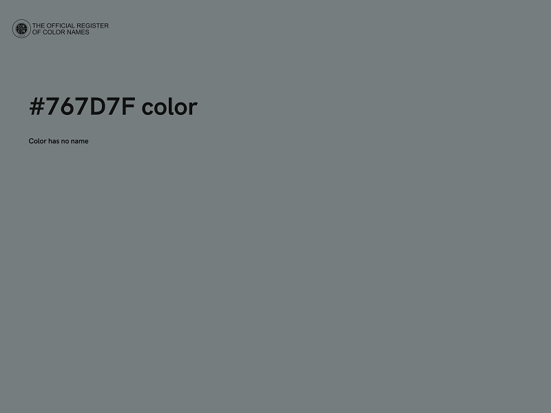 #767D7F color image