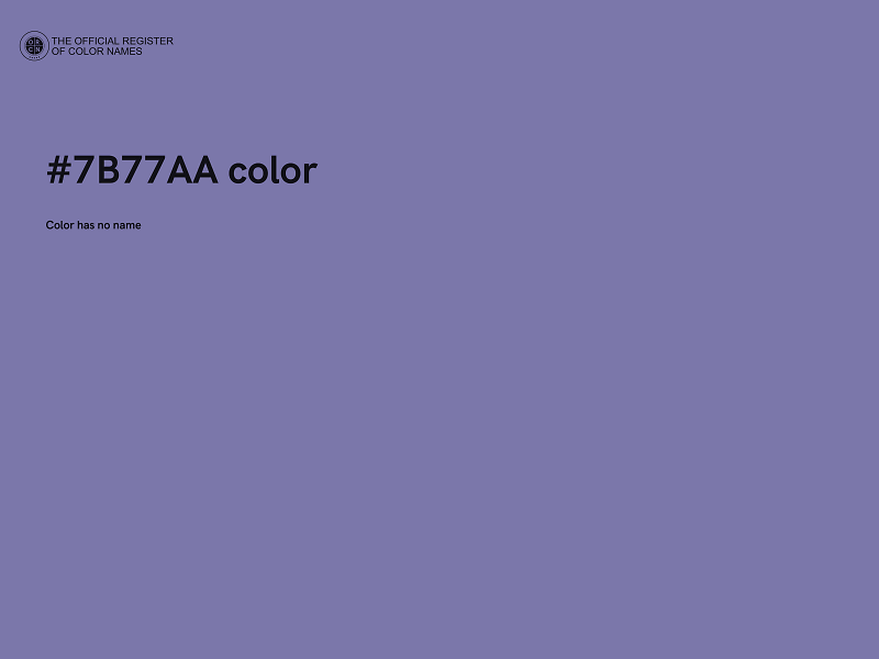 #7B77AA color image