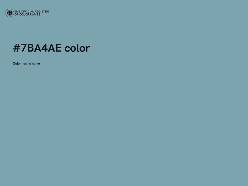 #7BA4AE color image