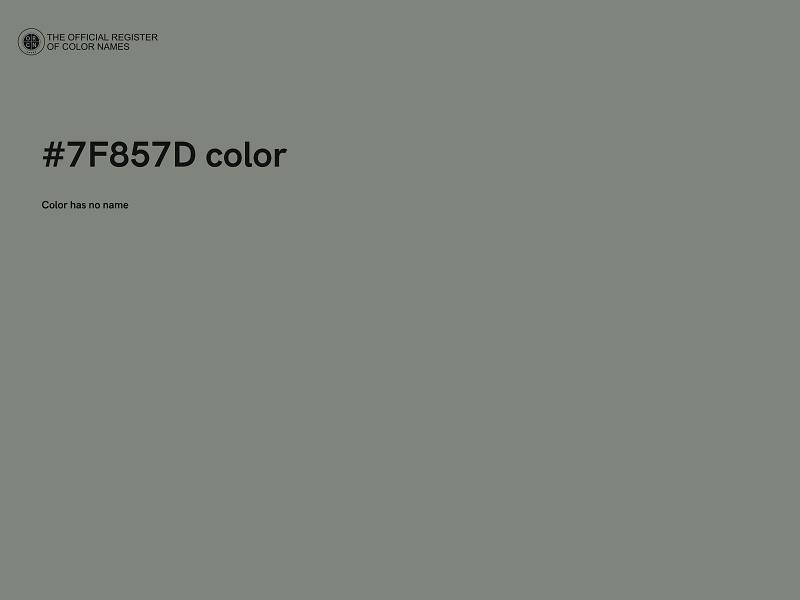 #7F857D color image