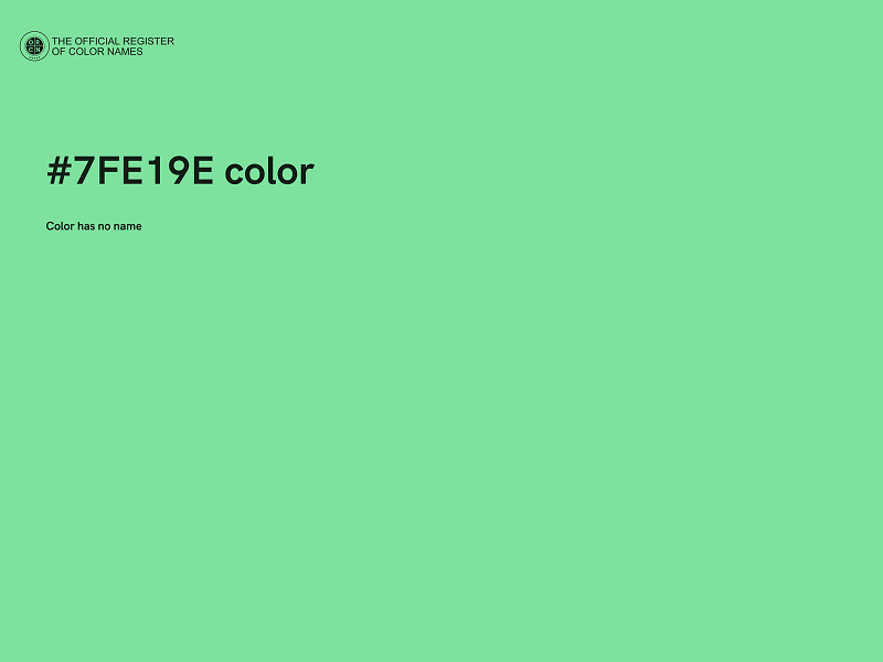 #7FE19E color image