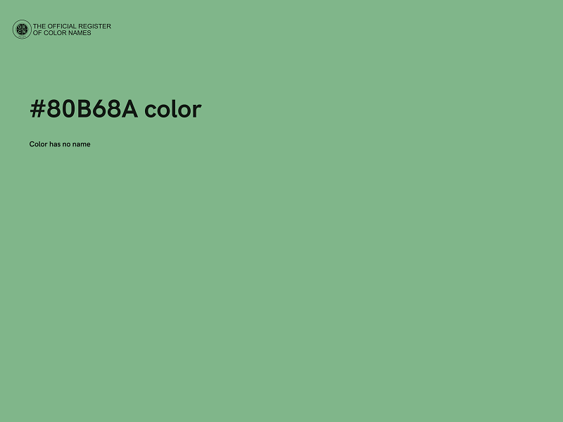 #80B68A color image