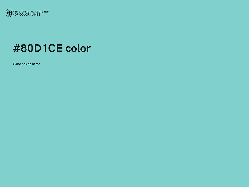 #80D1CE color image