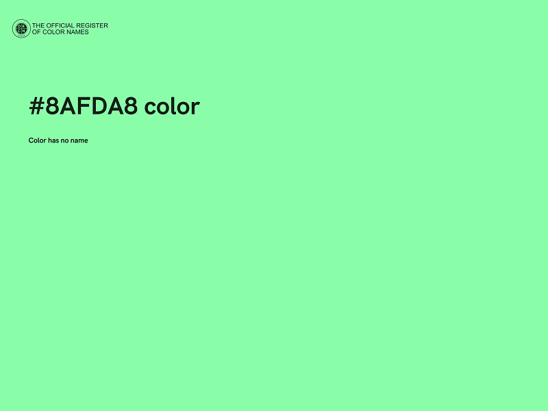 #8AFDA8 color image