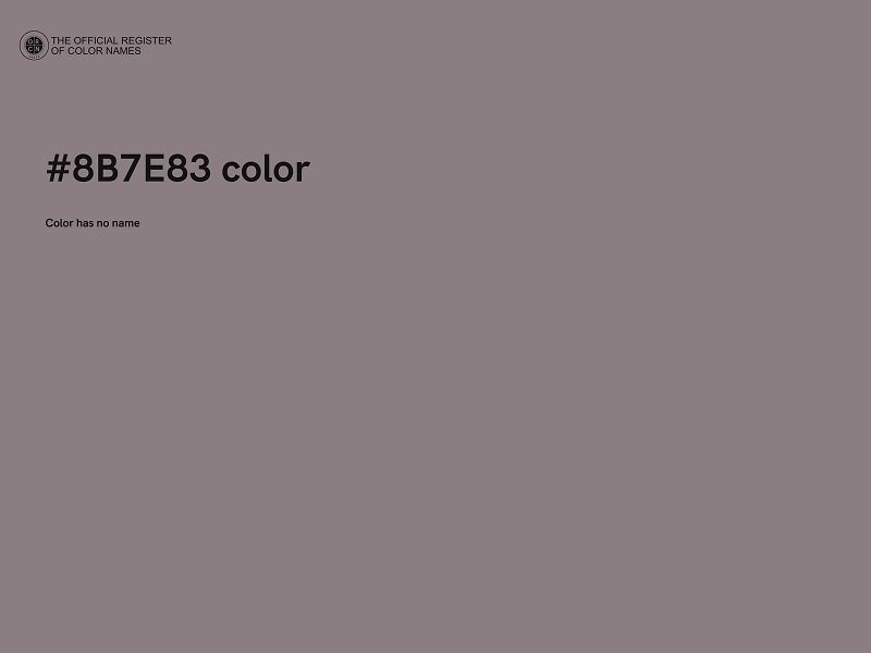 #8B7E83 color image