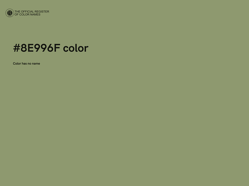 #8E996F color image