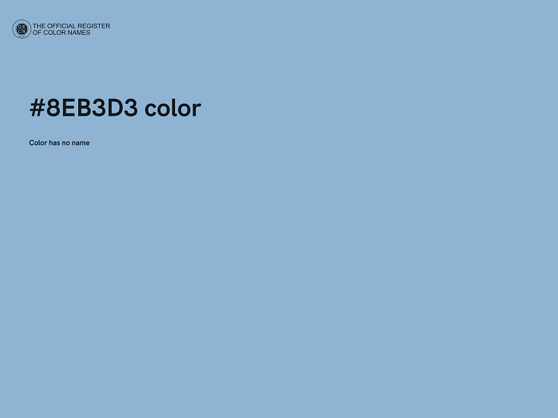 #8EB3D3 color image