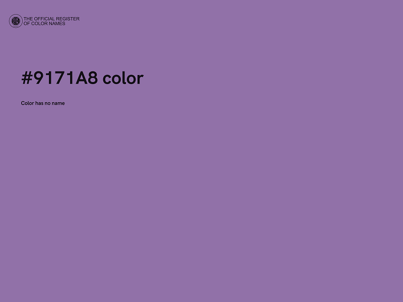 #9171A8 color image