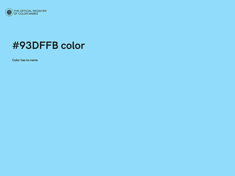 #93DFFB color image