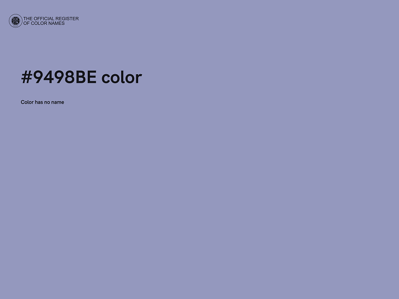 #9498BE color image