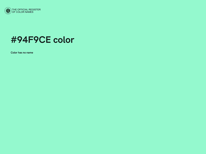 #94F9CE color image