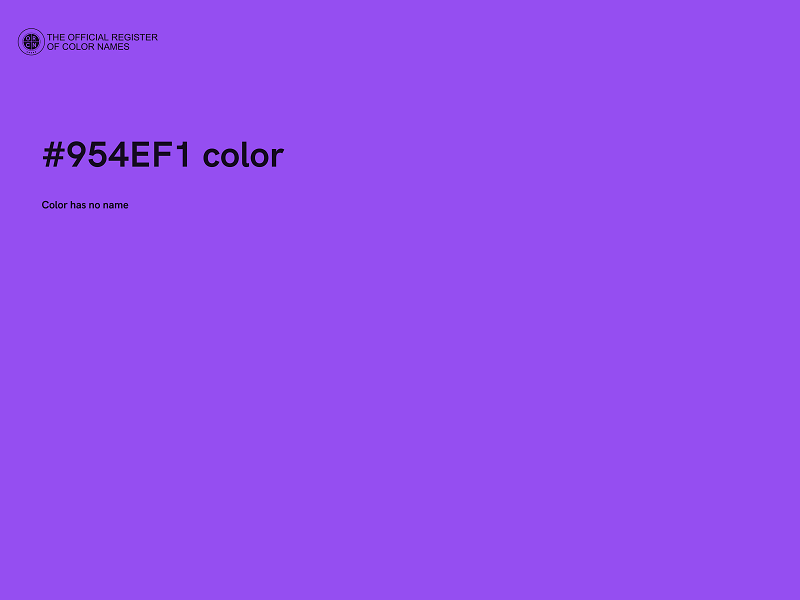 #954EF1 color image