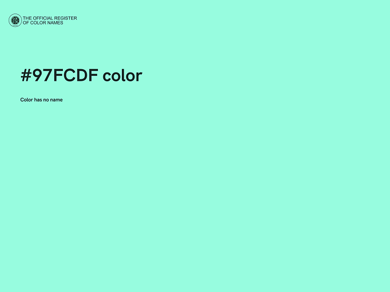 #97FCDF color image