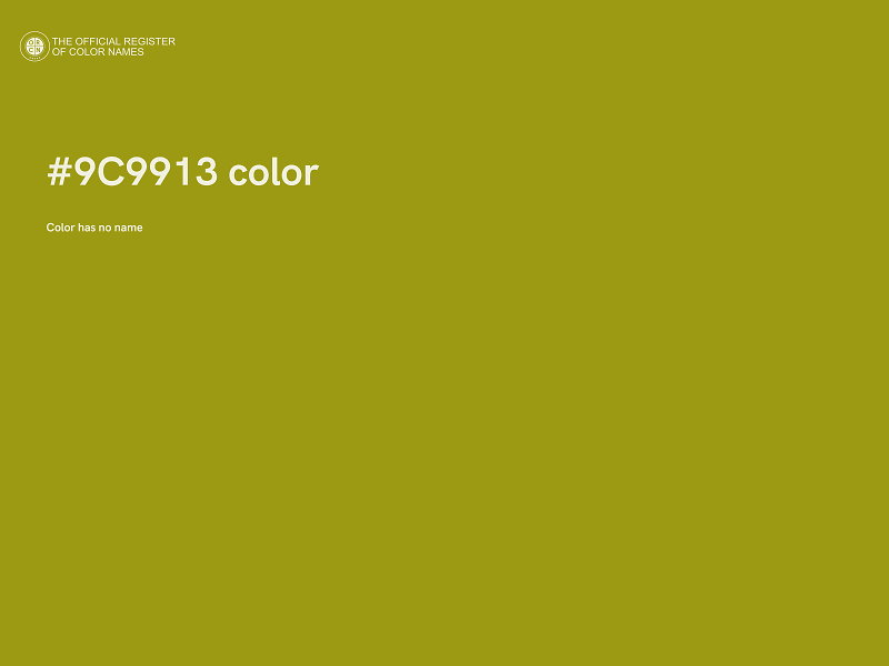 #9C9913 color image