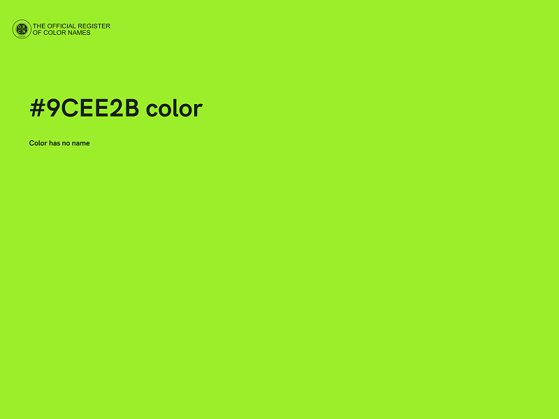 #9CEE2B color image