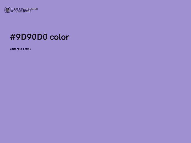 #9D90D0 color image