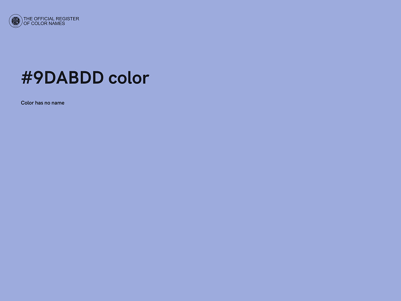 #9DABDD color image