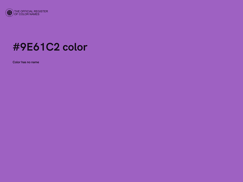 #9E61C2 color image