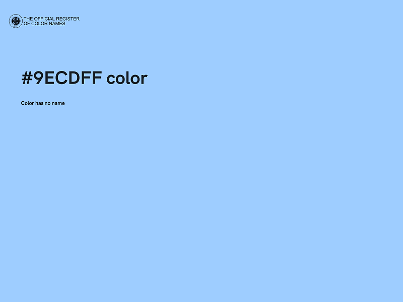 #9ECDFF color image