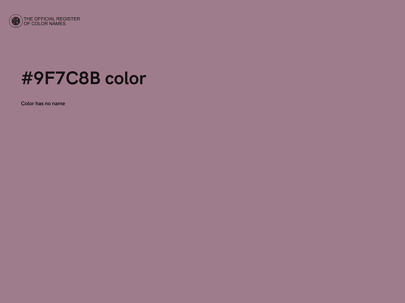 #9F7C8B color image