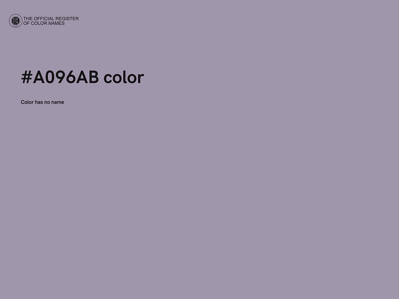 #A096AB color image