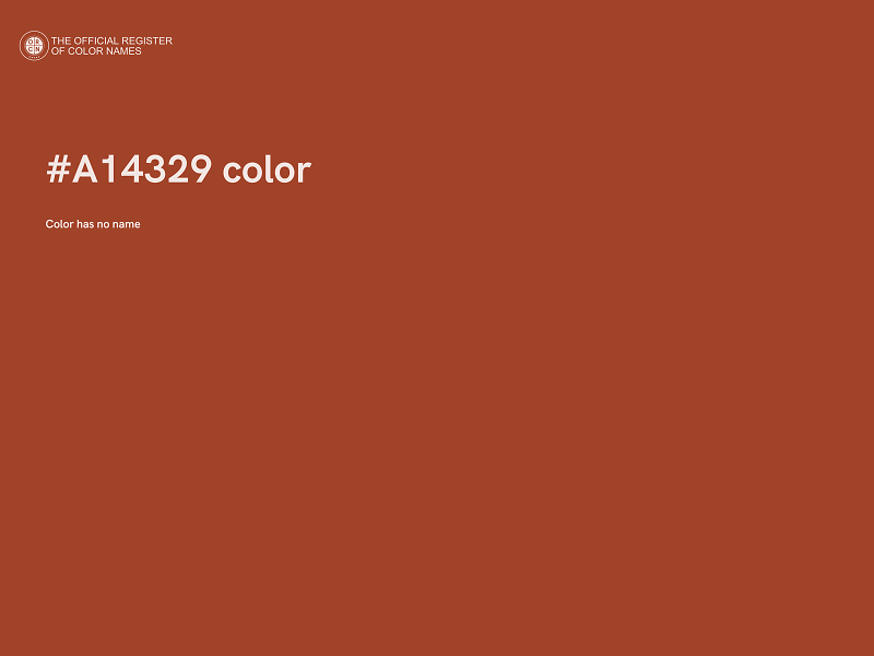 #A14329 color image