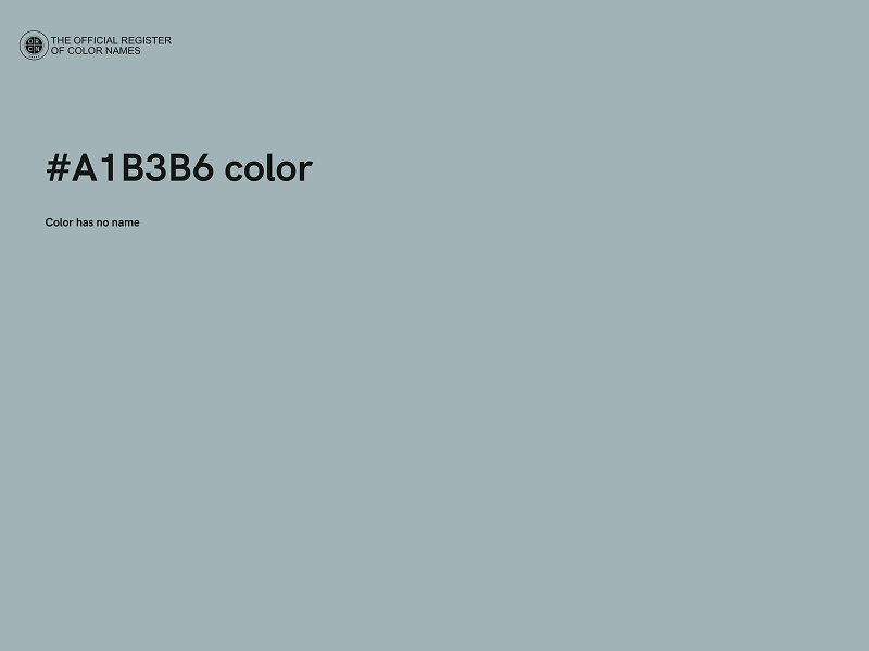 #A1B3B6 color image