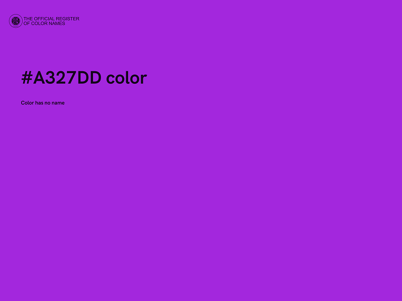 #A327DD color image