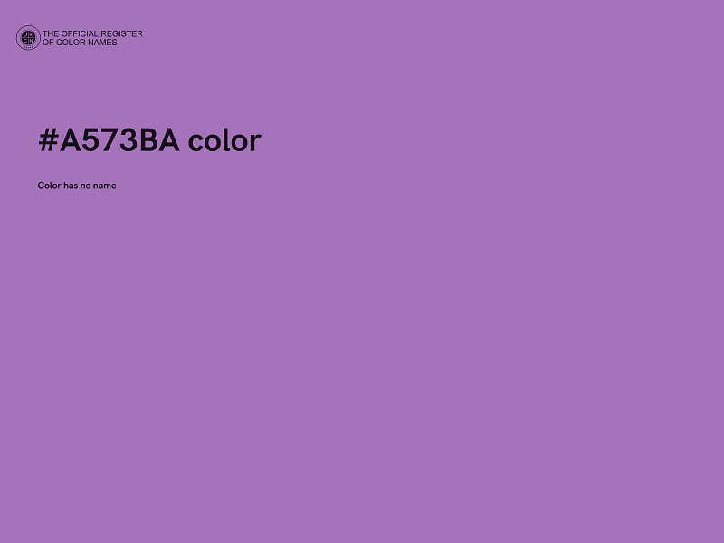 #A573BA color image