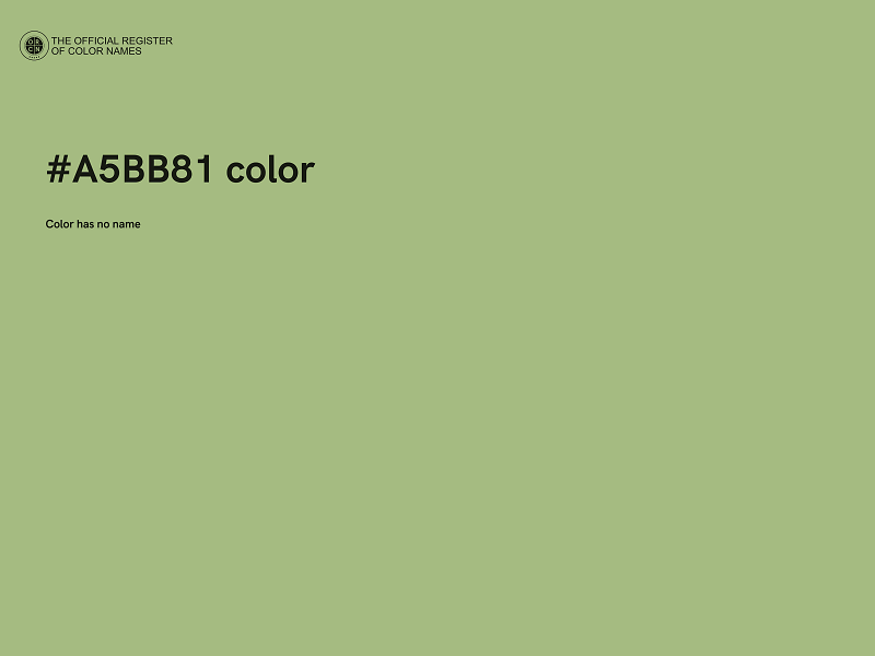 #A5BB81 color image