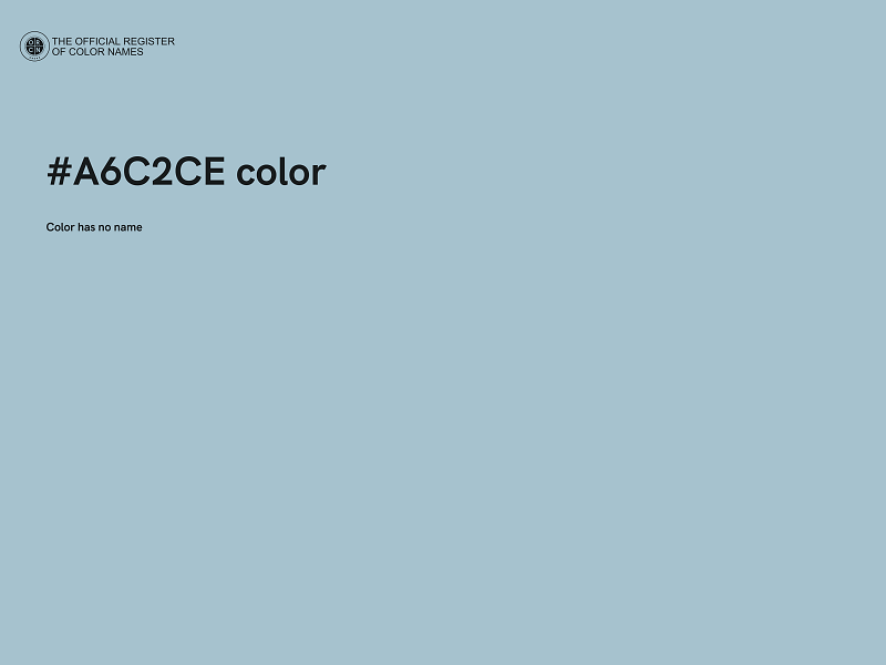 #A6C2CE color image