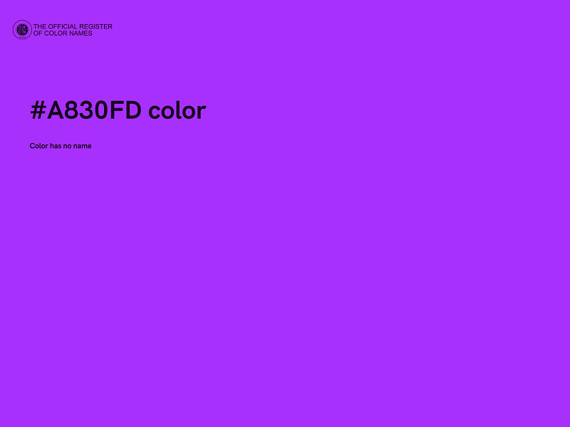 #A830FD color image