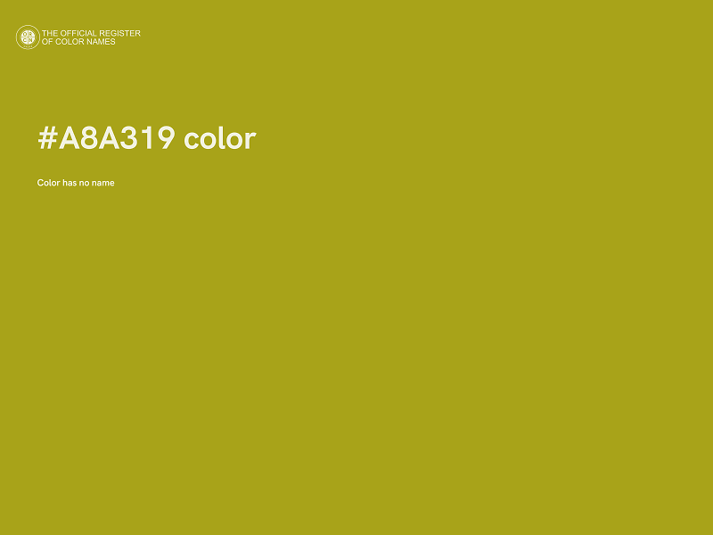 #A8A319 color image