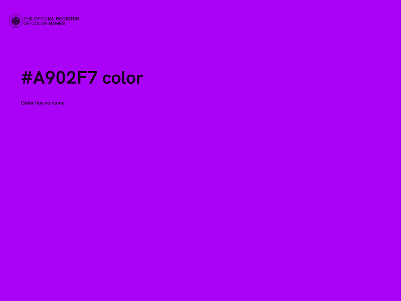 #A902F7 color image