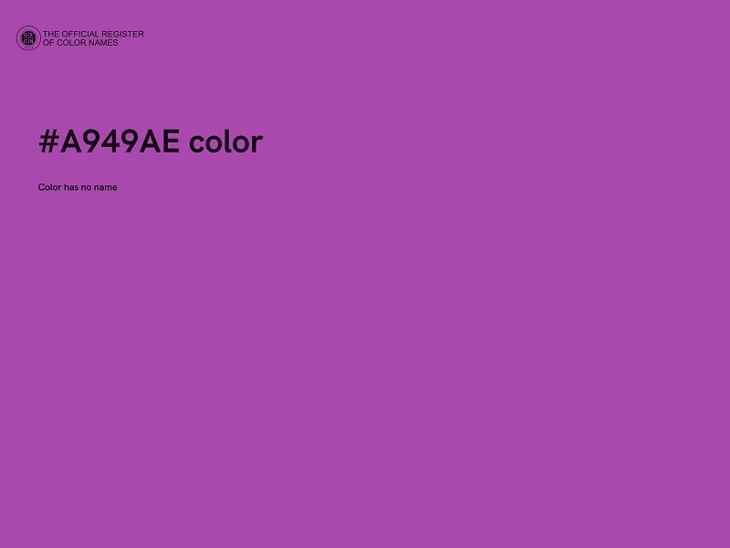 #A949AE color image