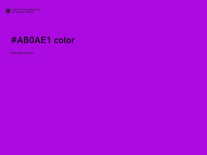 #AB0AE1 color image