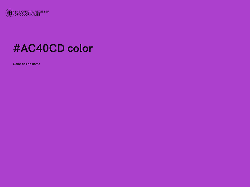 #AC40CD color image