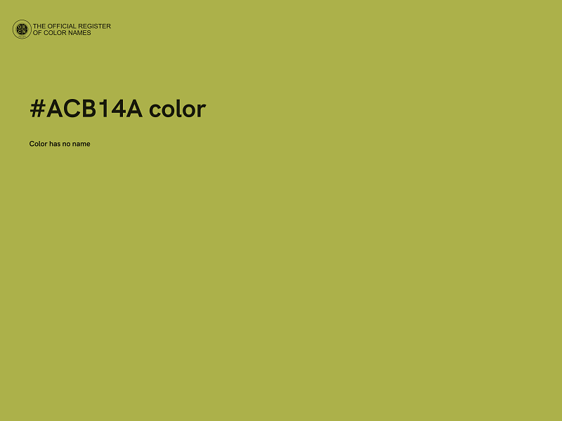 #ACB14A color image