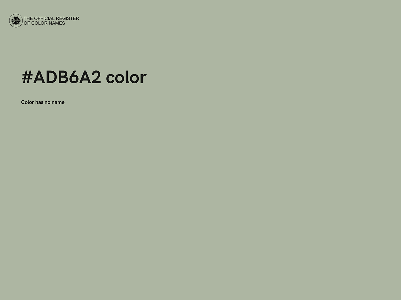 #ADB6A2 color image