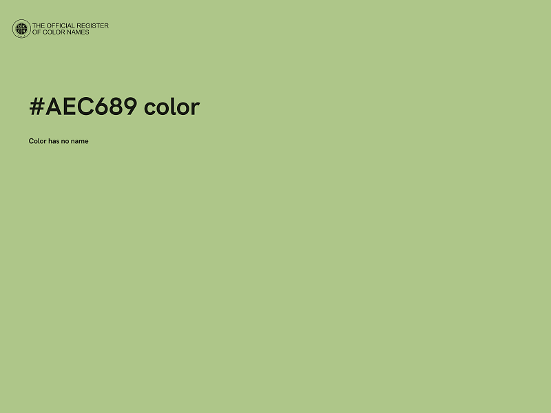 #AEC689 color image