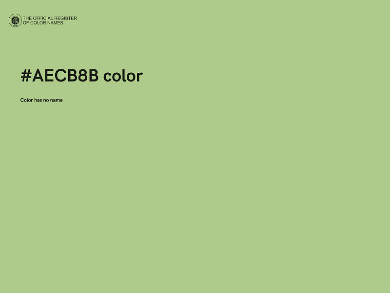 #AECB8B color image