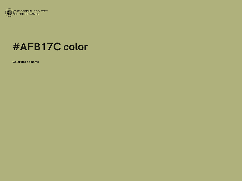 #AFB17C color image