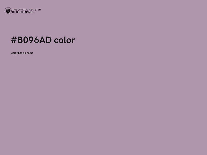 #B096AD color image