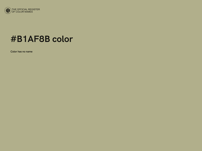 #B1AF8B color image