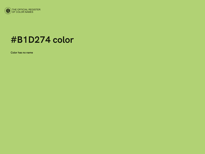 #B1D274 color image