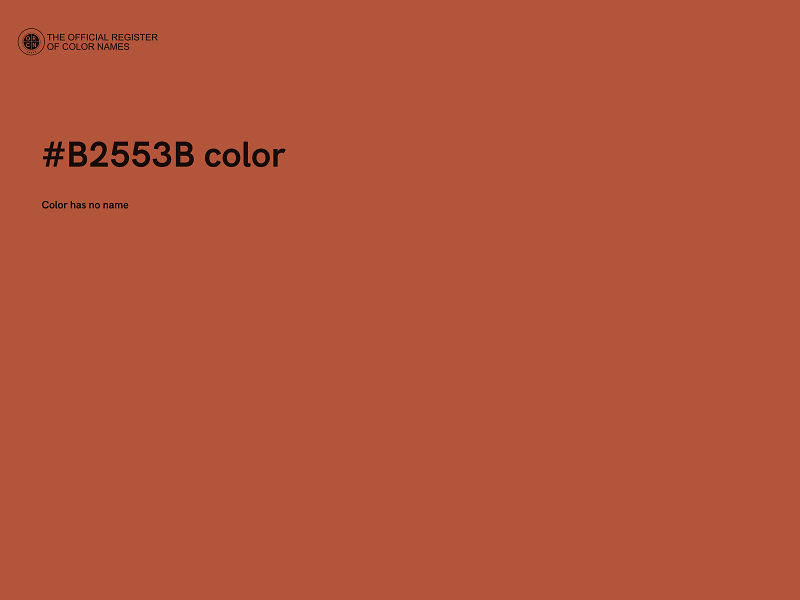 #B2553B color image